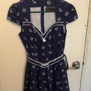 Voodoo vixen nautical dress size medium